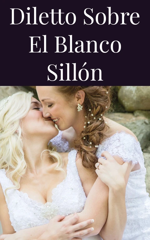 Diletto sobre el blanco sillón